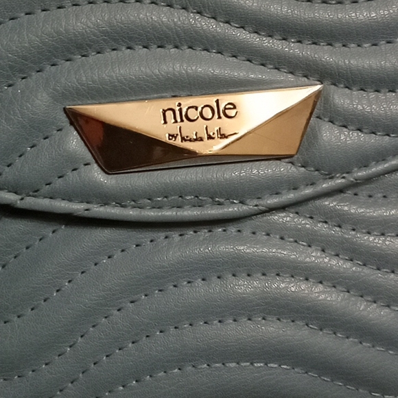 Nicole by Nicole Miller Blue Crossbody Purse - Picture 2 of 5